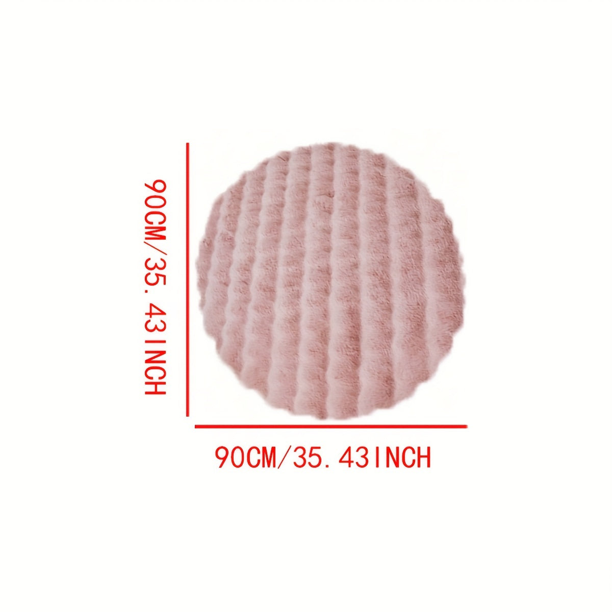 Cloud Comfort Round Bubble Rug | Soft Fluffy Circle Carpet | Mat Entryway