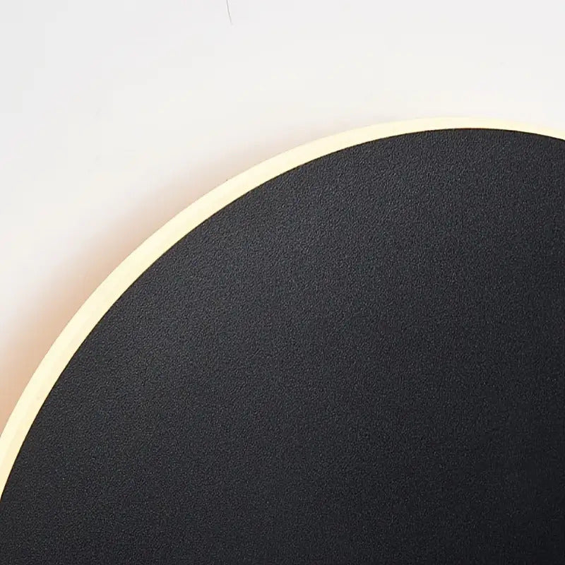 Minimalist Round LED Wall Light | Modern Nordic Design | Iron Bedroom