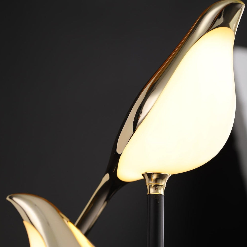 Golden Birdlight Wall Lamp | Modern Nordic LED Wall Sconce | Wall Light Metal Bedroom