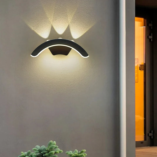 StormLite | Waterproof Outdoor Wall Light | Black Exterior Wall Lantern | LED Garden