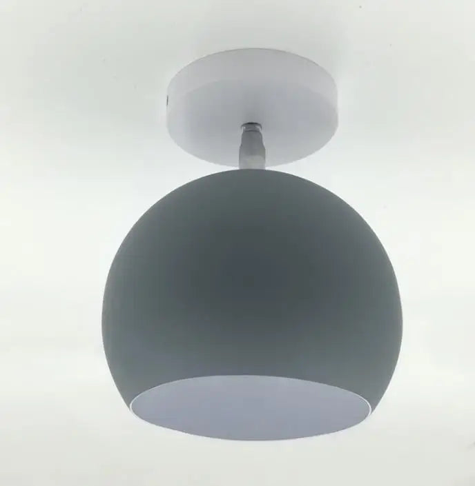 Nordic Macaron Ceiling Light | Modern Round Aluminium Lamp | Bedroom
