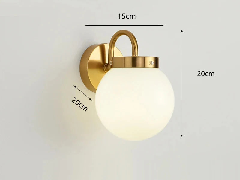 Quashion Wall Lamp | Chrome Modern Minimalist Design | Wall Light Glass Bedroom