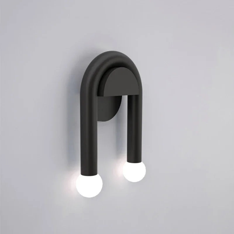 Arcus Modern Wall Light | Minimalist Nordic LED Design | Glass Iron Bedroom