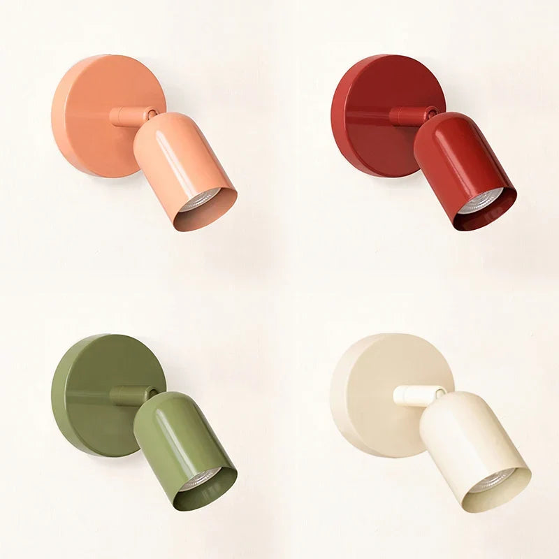 NordicLuxe | Subtle Macaron Wall Light | Aluminium Nordic Bedroom