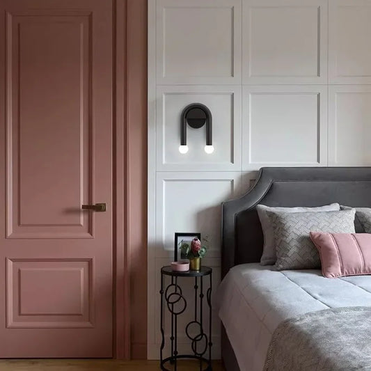 Arcus Modern Wall Light | Minimalist Nordic LED Design | Glass Iron Bedroom