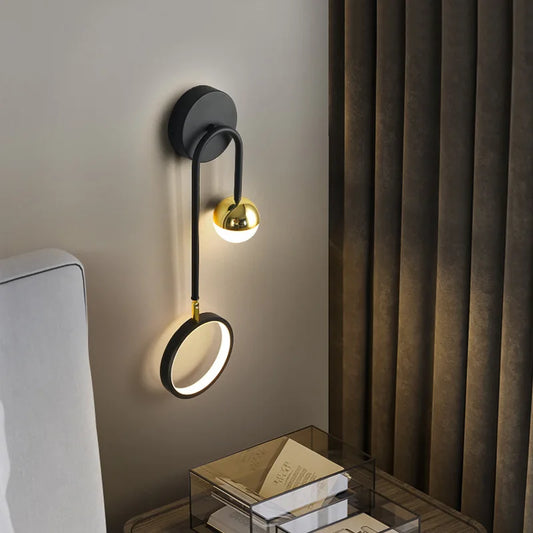 Orbis Wall Light | Modern Nordic LED Design | Bedroom