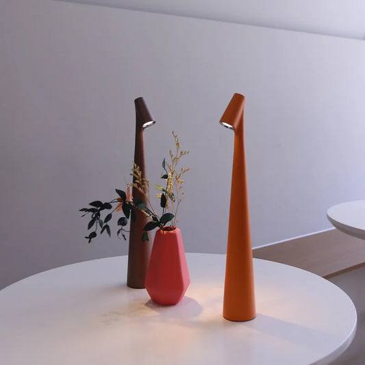 Glowora | LED Table Lamp | Rechargeable & Touch Dimmable | Touch Control Bedside