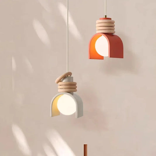 Wabi-Sabi Pendant Light | Japanese Minimalist Resin Design | Japanese-minimalist Dining Room