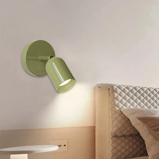 NordicLuxe | Subtle Macaron Wall Light | Aluminium Nordic Bedroom
