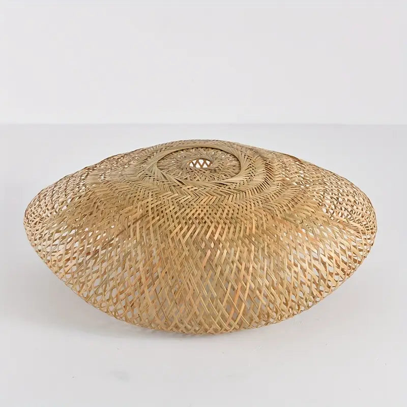BambooBoho | Handwoven Bohemian Rattan Pendant Lampshade | Pendant Light Woven Bamboo