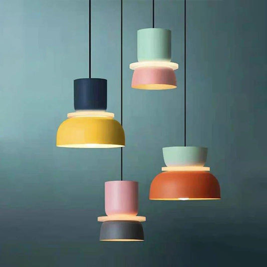 Chico Pendant Lamp Collection | Playful Nordic Colour | Pendant Light Metal LED Dining Room