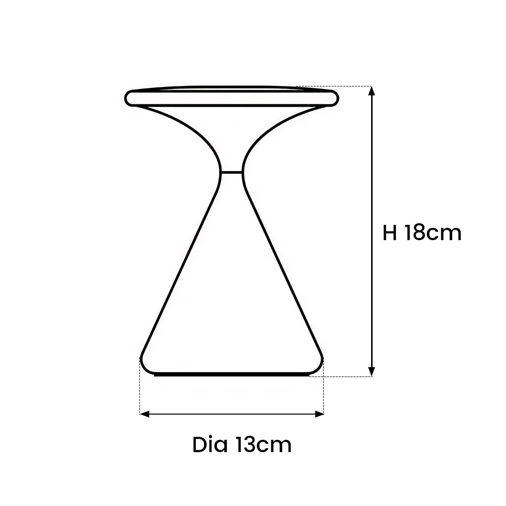 Aurora Wireless Table Lamp | Hourglass Design | Rechargeable Adjustable Bedside