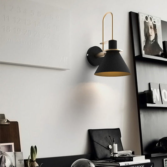 Mono Wall Lamp | Postmodern Metal Wall Light by Marco Bellini | Iron Industrial Bedroom