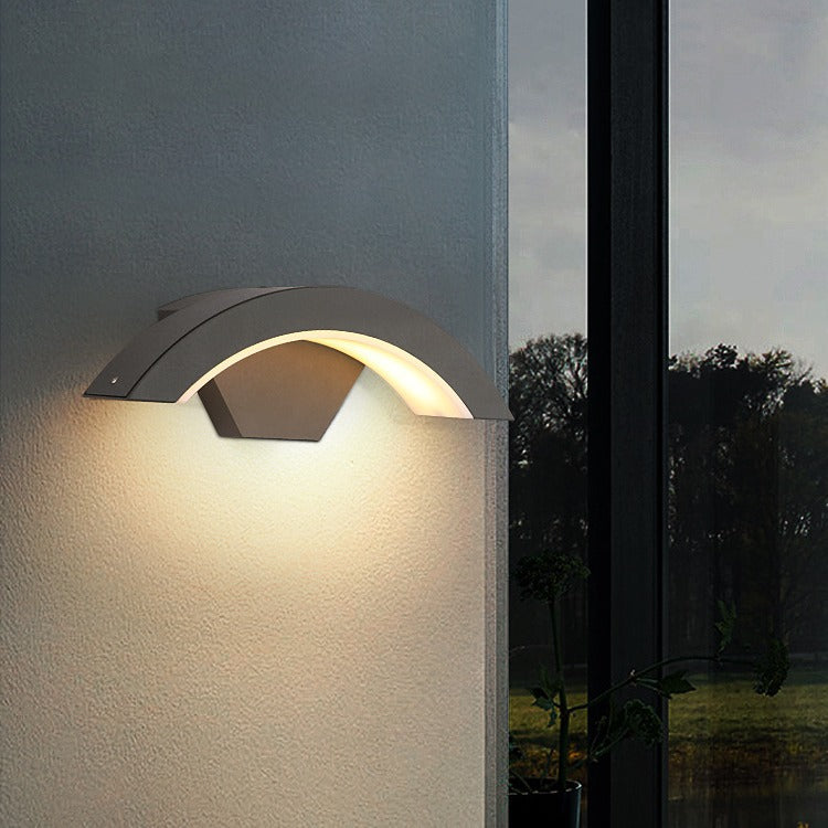 Modern Outdoor Wall Light | IP65 Waterproof LED Fixture | Aluminium Garden