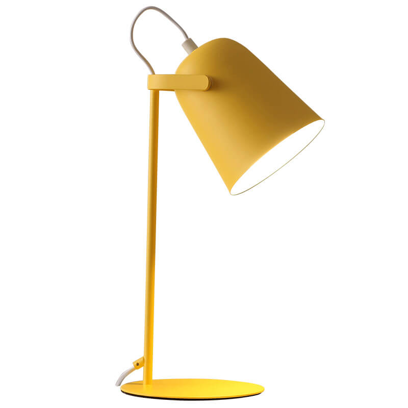 Nordic Metal LED Desk Lamp | Minimalist Reading & Study Light | Bedside