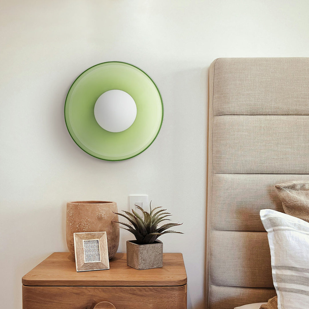 Modern LED Ceiling Light | Stylish Flush Mount Lamp | Glass Adjustable Bedroom