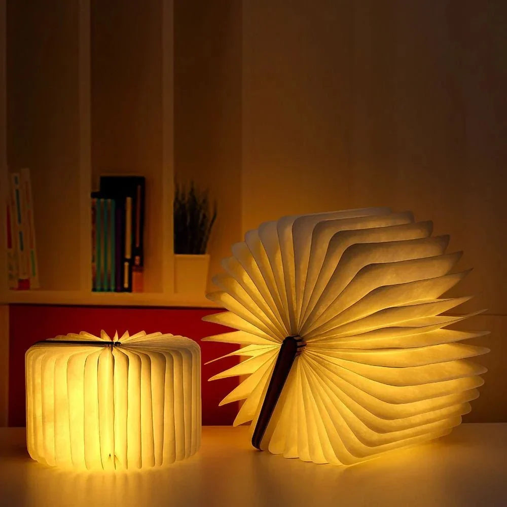 Lumibook Table Lamp | 360° Foldable Rechargeable Light | Adjustable Bedside