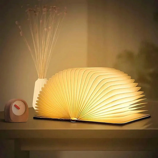 Lumibook Table Lamp | 360° Foldable Rechargeable Light | Adjustable Bedside