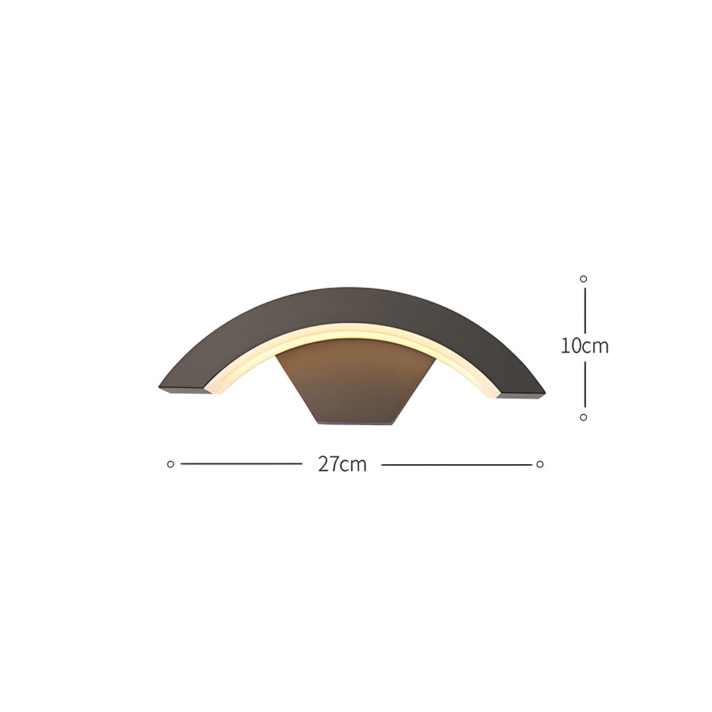 Modern Outdoor Wall Light | IP65 Waterproof LED Fixture | Aluminium Garden