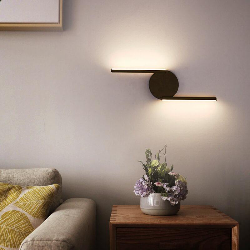Curves Line LED Wall Light | Modern Minimalist Arc Design | Bedroom