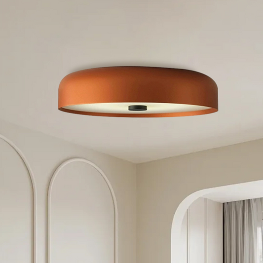 Nordic Retro Ceiling Light | Minimalist LED Flush Mount | Vintage-inspired Bedroom