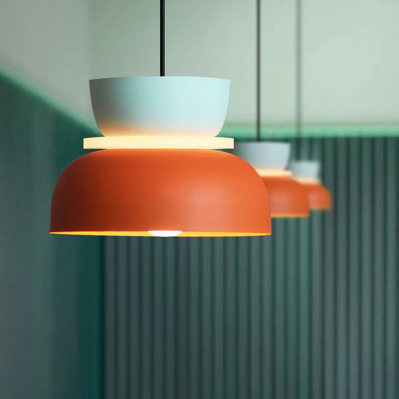 Nordic Colorful Macaron Pendant Light | Scandinavian Charm | Dining Room