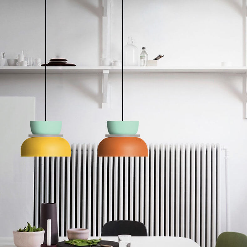 Nordic Colorful Macaron Pendant Light | Scandinavian Charm | Dining Room
