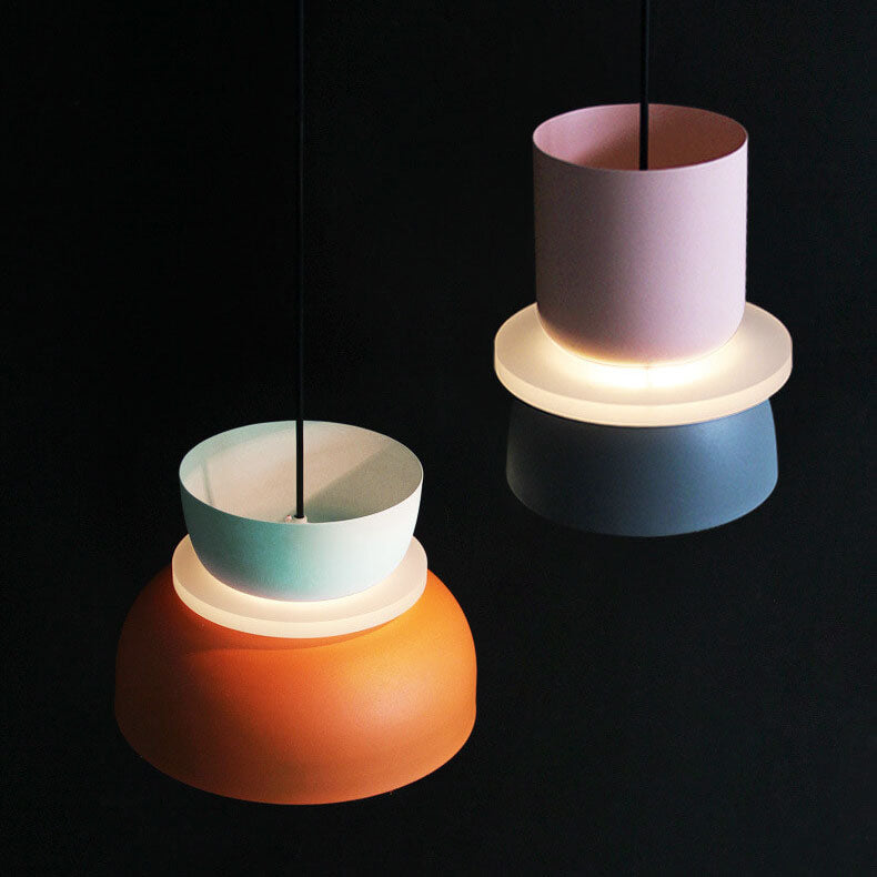 Nordic Colorful Macaron Pendant Light | Scandinavian Charm | Dining Room