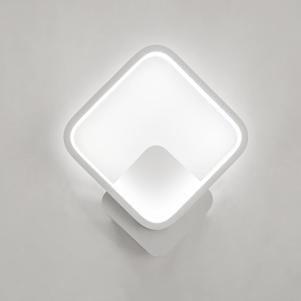 Modern Square LED Wall Lamp | Minimalist Geometric Lighting Fixture | Wall Light Dimmable