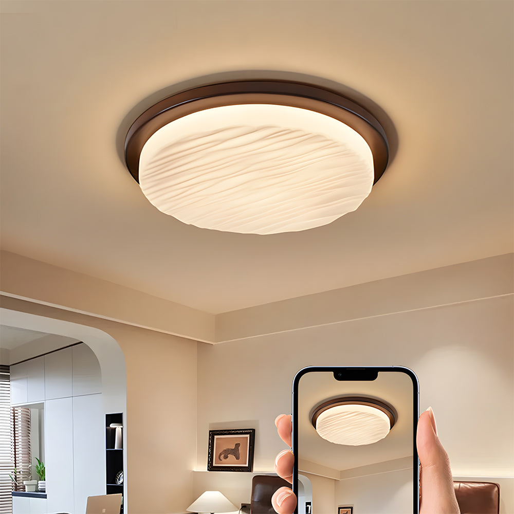 Art Deco LED Ceiling Light | Vintage Elegance Meets Modern Design | Glass Vintage-inspired