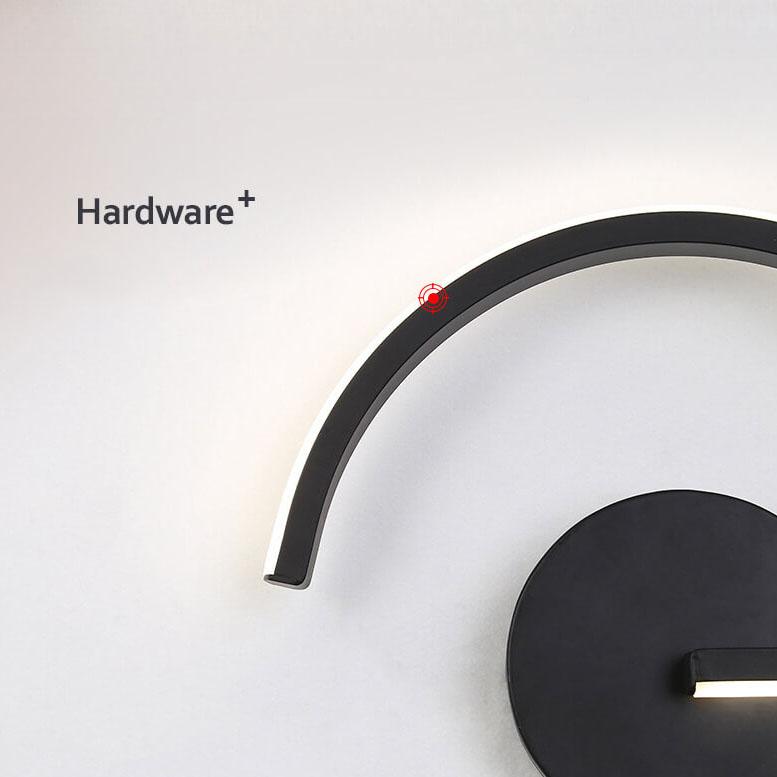 Curves Line LED Wall Light | Modern Minimalist Arc Design | Bedroom