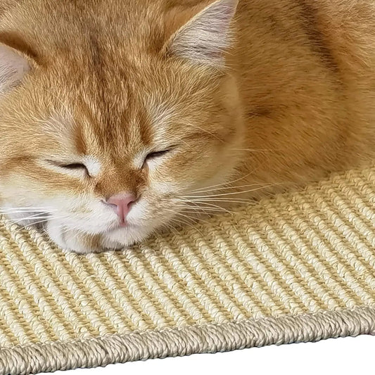 Sisal Cat Scratcher Board Mat for Furniture and Play