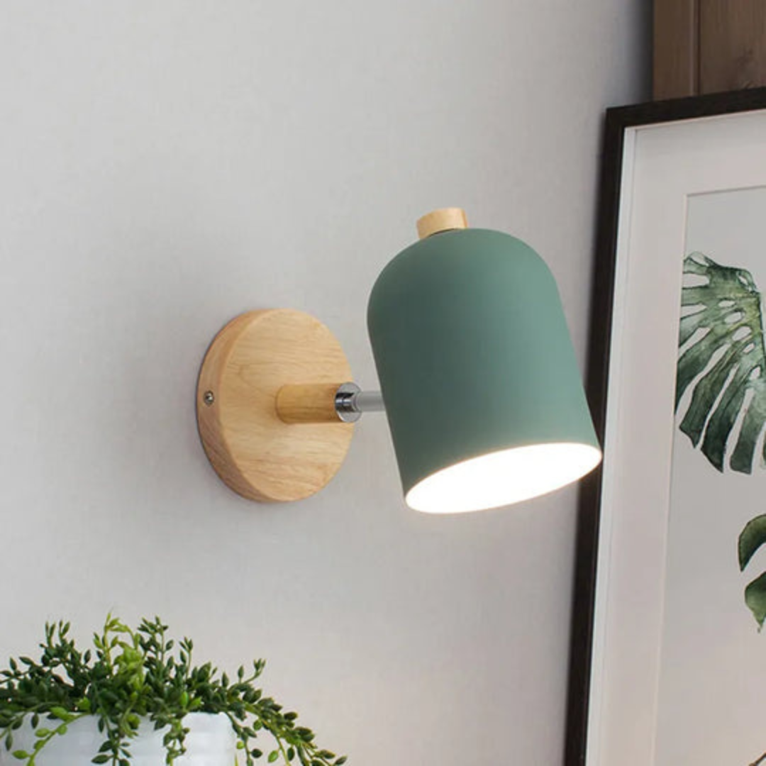 Drelis Wall Lamp | Scandinavian Wooden Minimalist Design | Wall Light Wood Nordic Bedroom