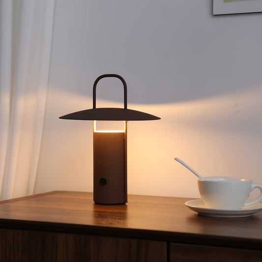 Wireless LED Touch Lamp | USB Rechargeable Metal Table Light | Touch Control Waterproof Bedside