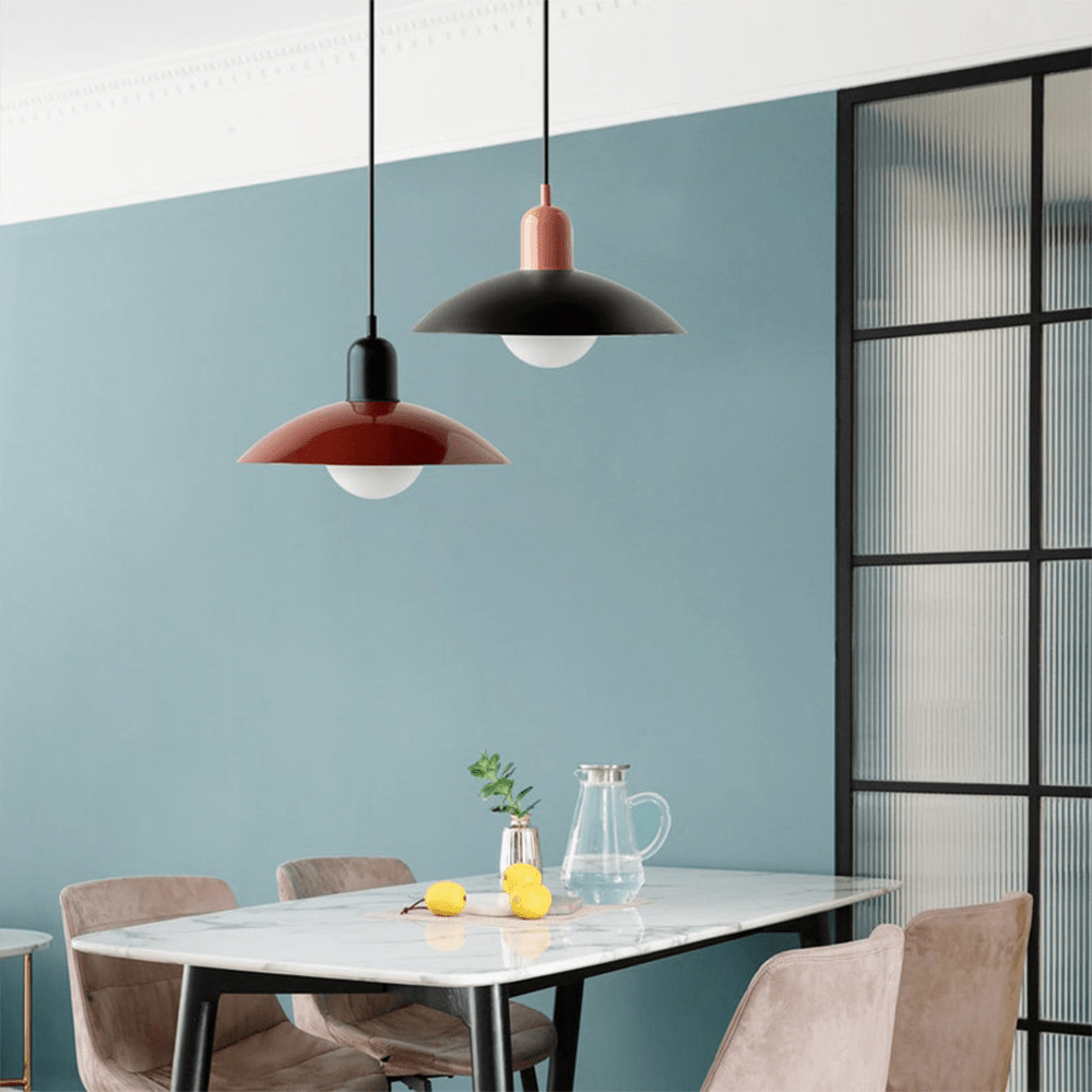 Macaron Bauhaus Pendant Light | Modern Colourful Ceiling Lamp | Dining Room