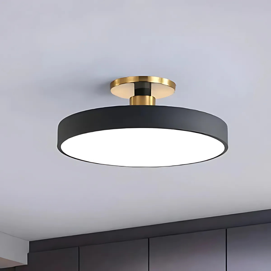 Solon LED Ceiling Light | Scandinavian Modern Design | Metal Nordic Bedroom