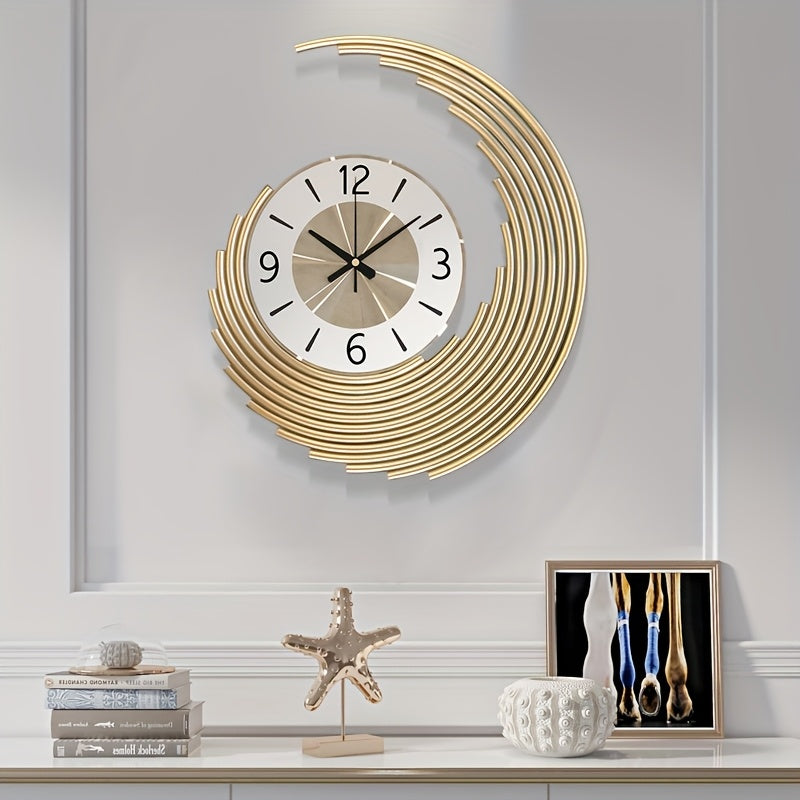 Modern 3D Metal Wall Clock | Silent Quartz Movement Decorative Clock | Japanese-minimalist