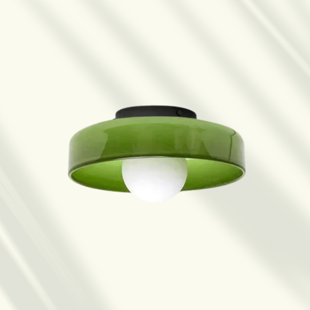 Modern LED Ceiling Light | Stylish Flush Mount Lamp | Glass Adjustable Bedroom