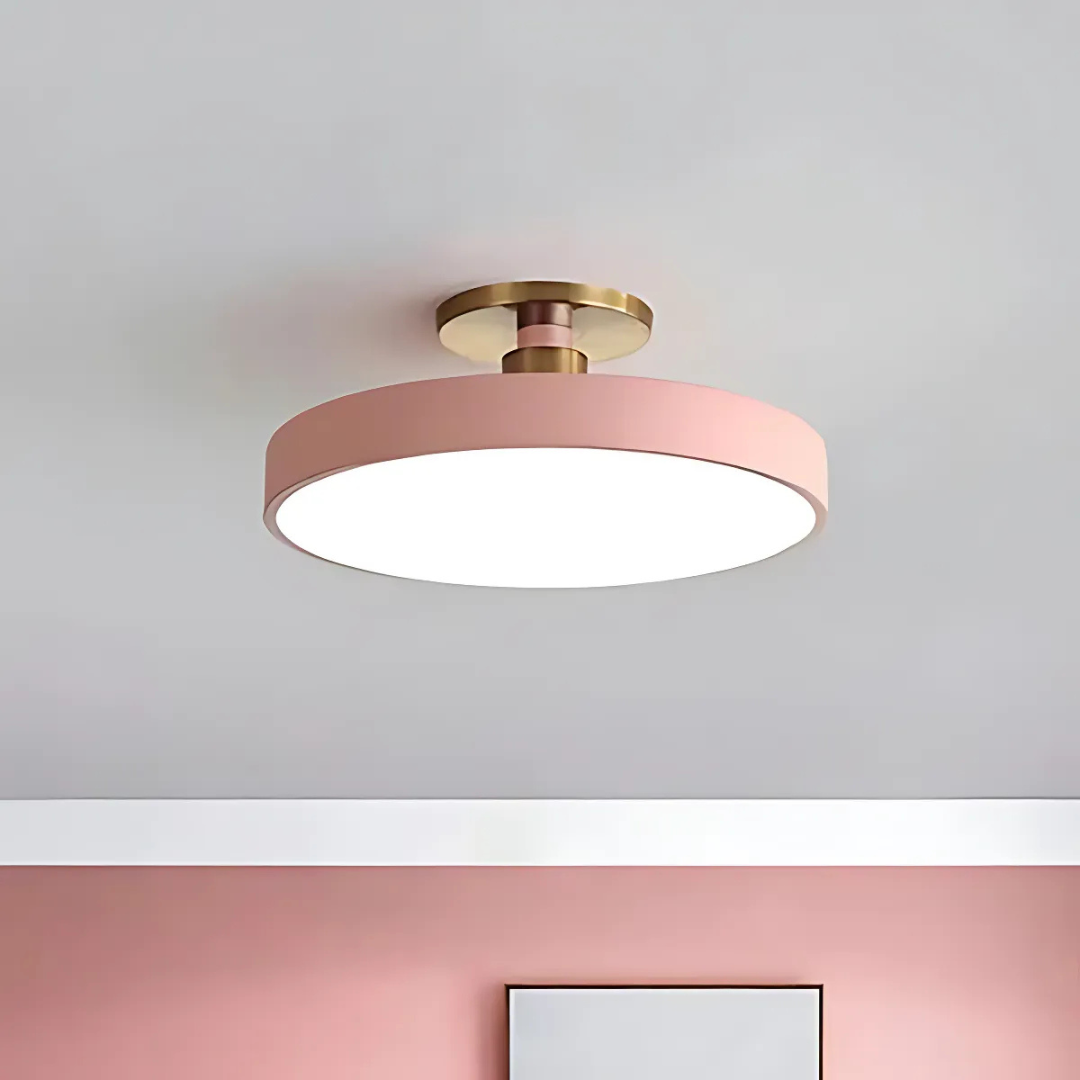 Solon LED Ceiling Light | Scandinavian Modern Design | Metal Nordic Bedroom