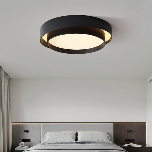 Nordic Round LED Ceiling Light | Modern Minimalist Design | Bedroom