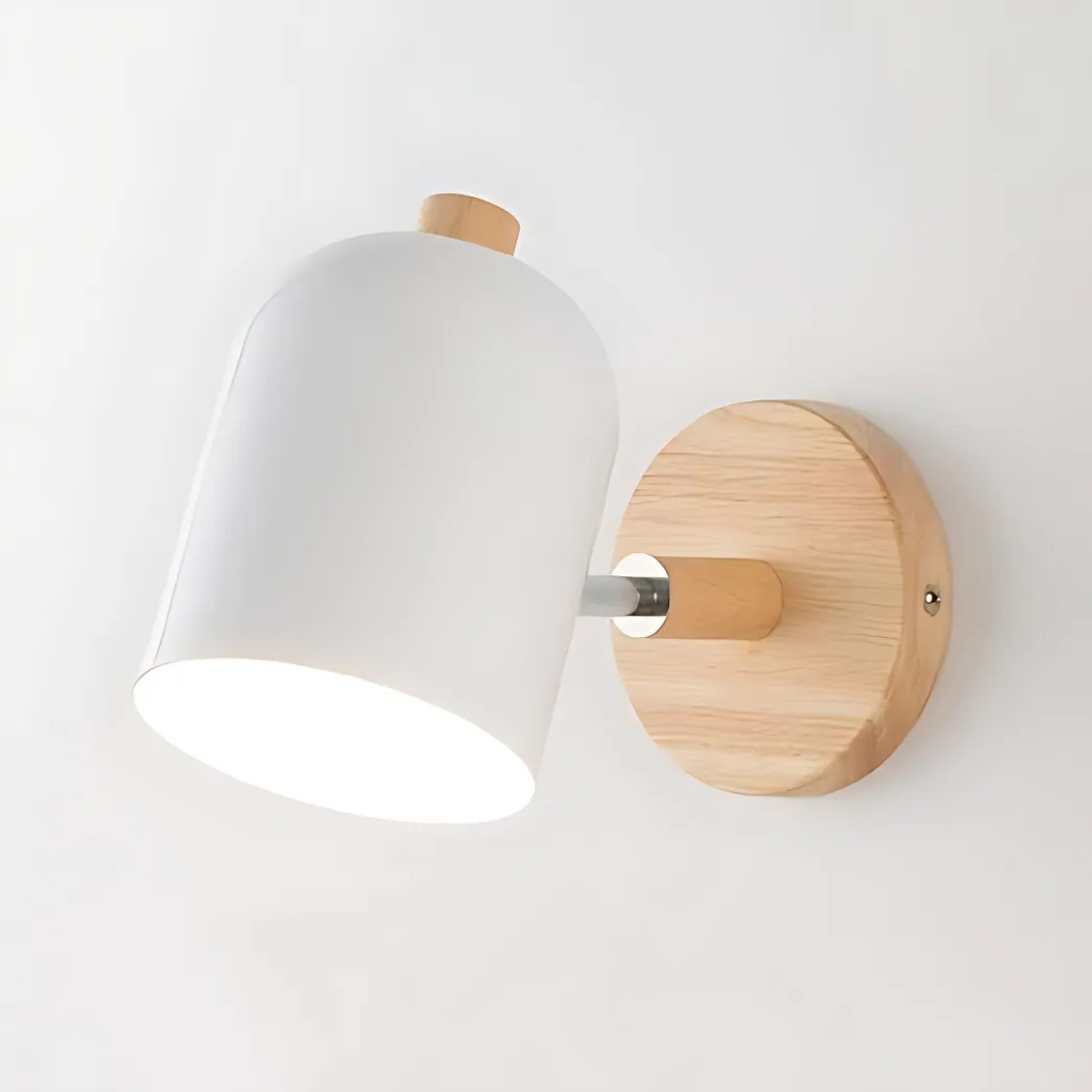 Drelis Wall Lamp | Scandinavian Wooden Minimalist Design | Wall Light Wood Nordic Bedroom