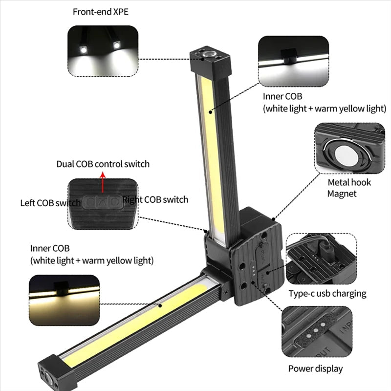 Rechargeable COB LED Work Light