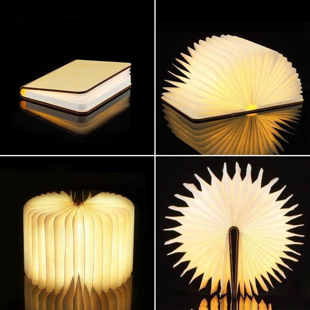 Lumibook Table Lamp | 360° Foldable Rechargeable Light | Adjustable Bedside