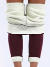 Fleece Lined Velvet Leggings