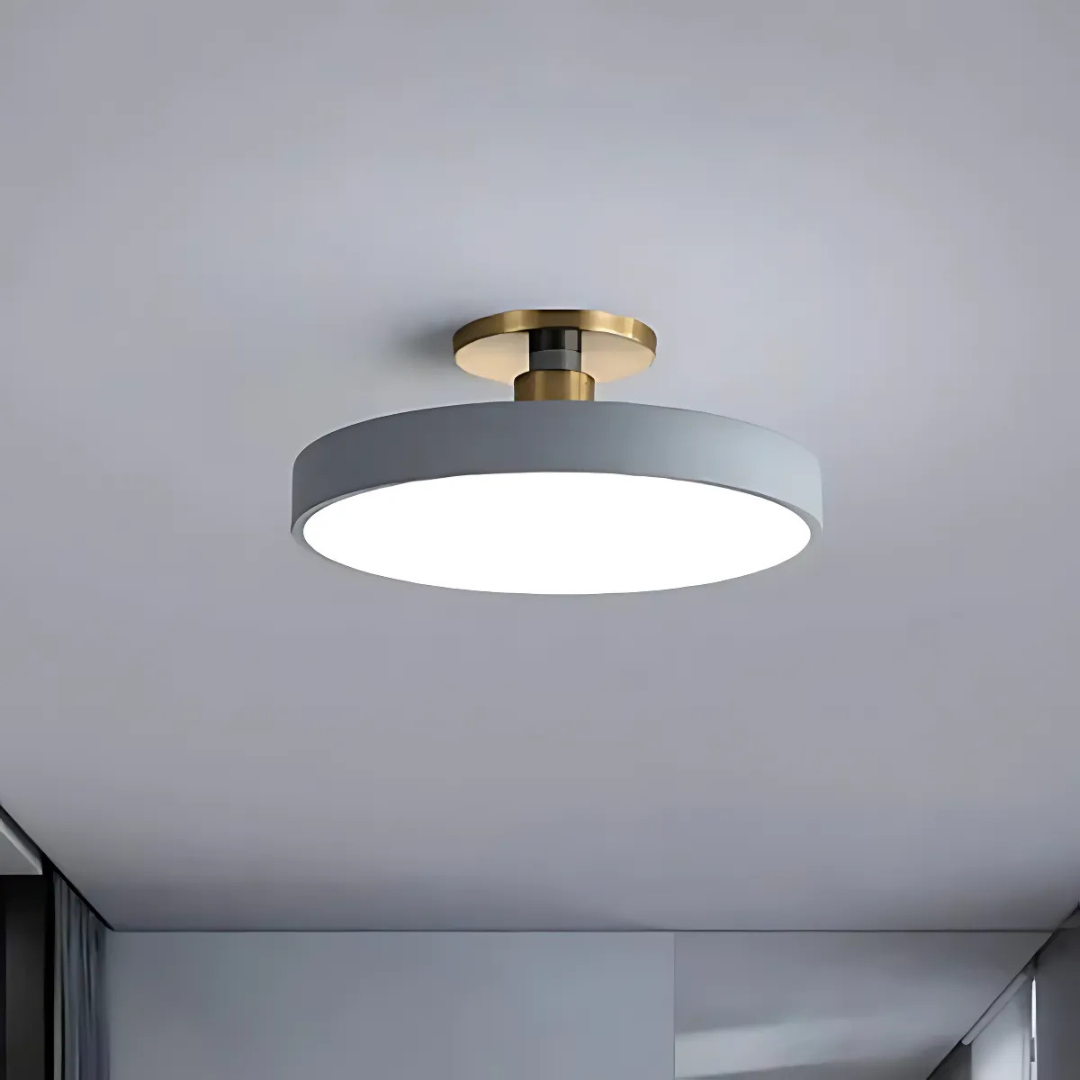 Solon LED Ceiling Light | Scandinavian Modern Design | Metal Nordic Bedroom