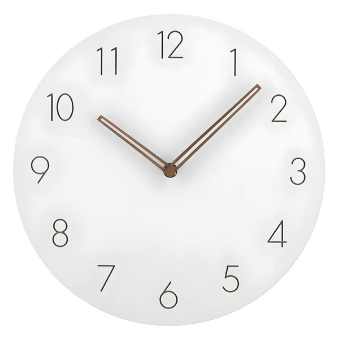 Nork Minimalist Wall Clock | Contemporary Wood Design | Silent Nordic Kitchen