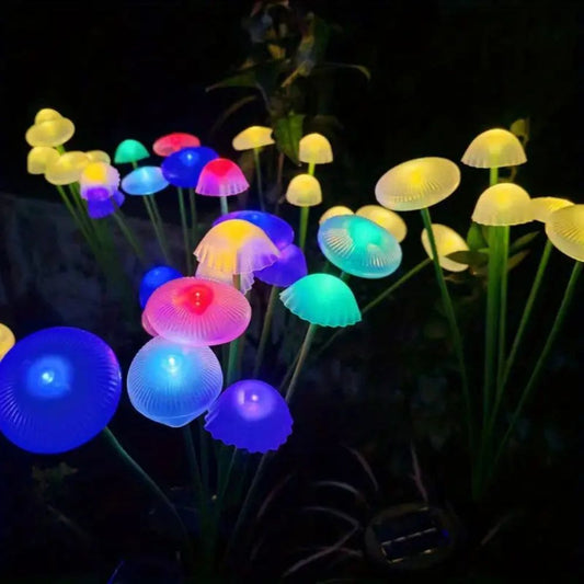 Solar Swaying Mushroom Garden Decor Lights