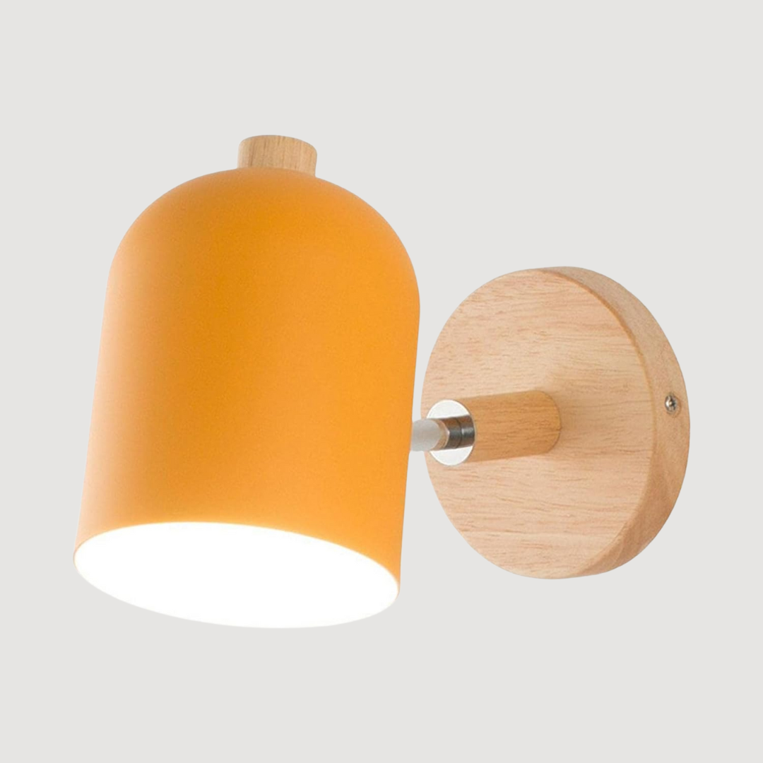 Drelis Wall Lamp | Scandinavian Wooden Minimalist Design | Wall Light Wood Nordic Bedroom