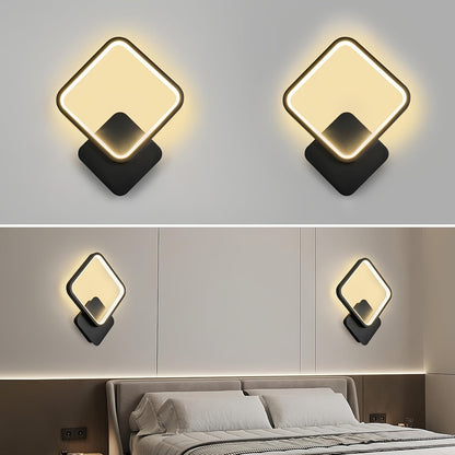 Modern Square LED Wall Lamp | Minimalist Geometric Lighting Fixture | Wall Light Dimmable