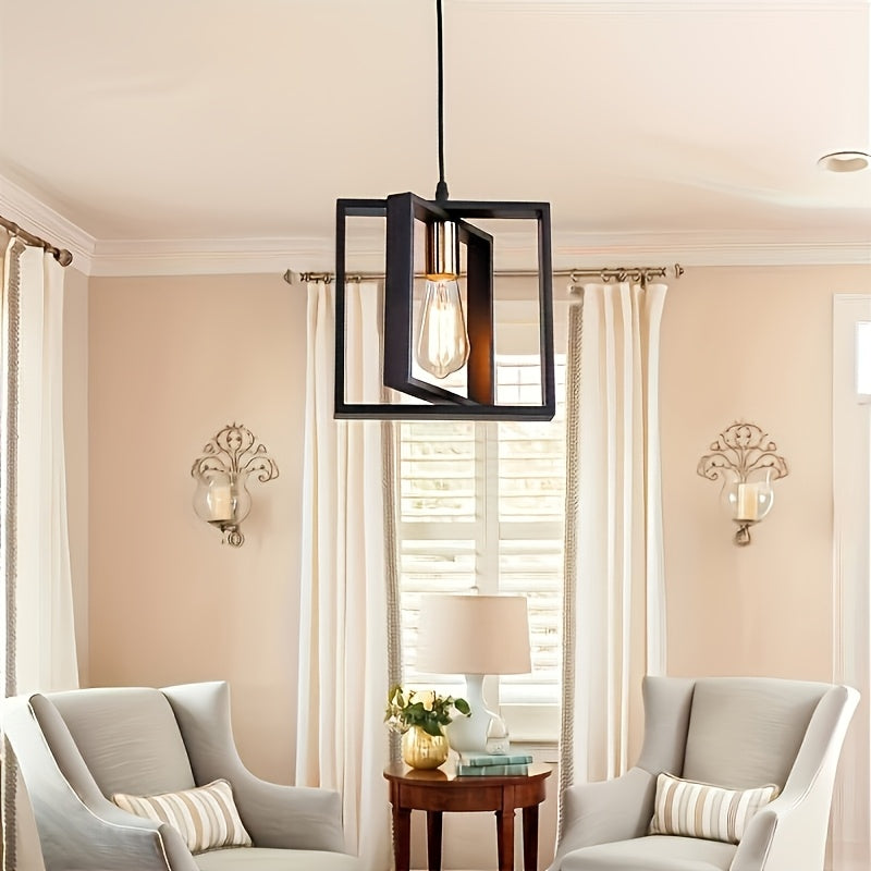 Industrial Pendant Ceiling Light | Modern Minimalist Design | Metal Dining Room